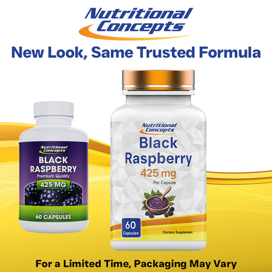 Nutritional Concepts Black Raspberry: 425mg - 60 Capsules