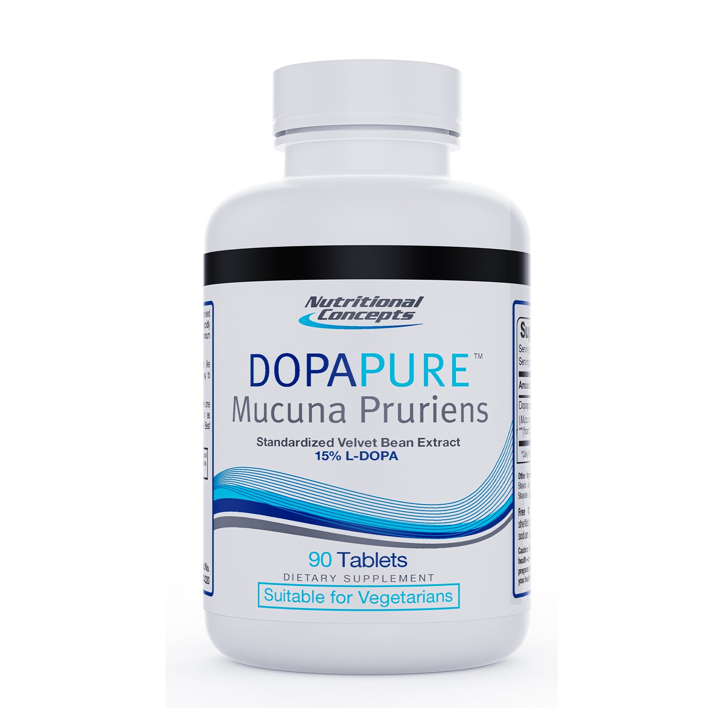 Nutritional Concepts Mucuna Pruriens 800 Mg - Velvet Bean - 15% L-dopa - 90 Tablets