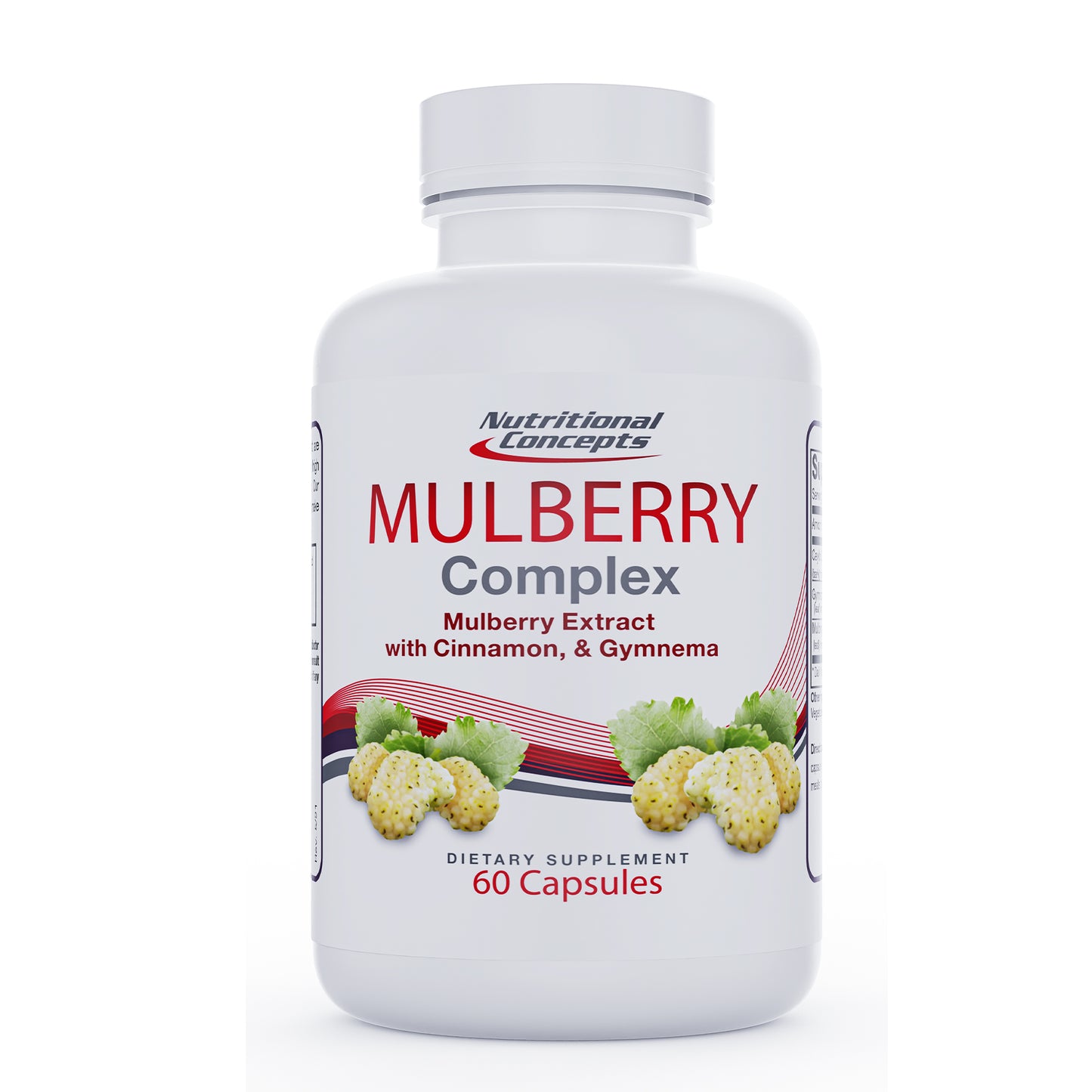 Nutritional Concepts Mulberry, Cinnamon, & Gymnema (Sugar Blocker) - 60  Capsules