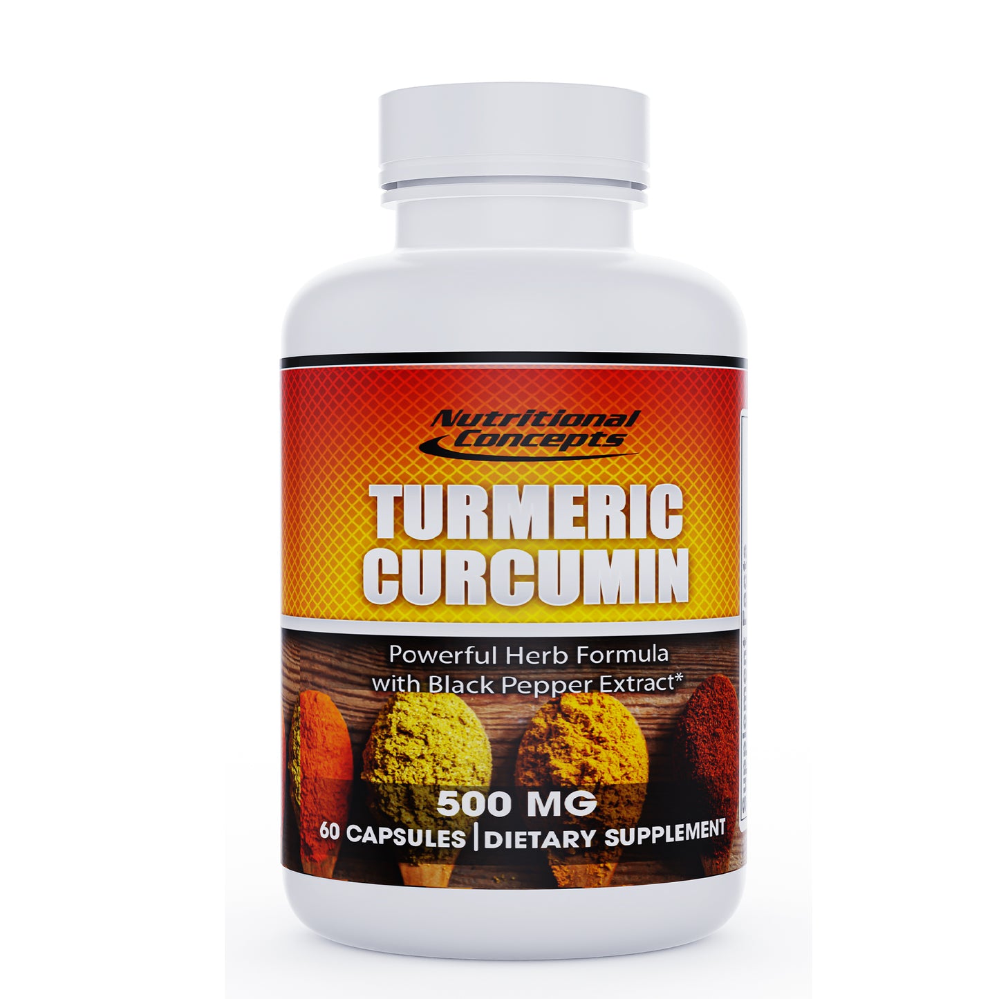 Nutritional Concepts Turmeric Curcumin 500 MG - 60 Capsules