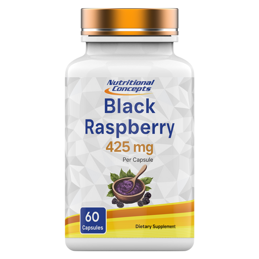 Nutritional Concepts Black Raspberry: 425mg - 60 Capsules
