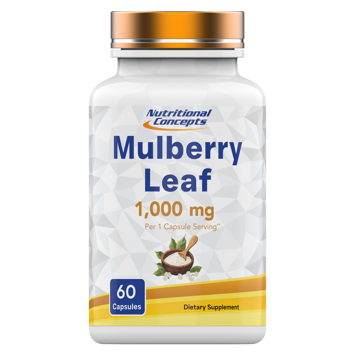 Nutritional Concepts Mulberry Leaf Extract 1000 MG - 60 Capsules (White Mulberry)