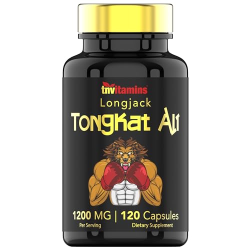 Tongkat Ali For Men: 1200 mg - 120 Capsules | Also Known As Longjack Root | 100% All-Natural & Ultra Potent Tongkat Ali Supplement | Energy, Power, Strength, Athletic Performance, & Sports Nutrition