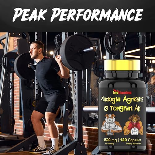 Tongkat Ali For Men: 1200 mg - 120 Capsules | Also Known As Longjack Root | 100% All-Natural & Ultra Potent Tongkat Ali Supplement | Energy, Power, Strength, Athletic Performance, & Sports Nutrition