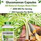 Glucomannan Capsules 2000 MG - 250 Count | Natural Konjac Root Fiber Extract Powder Supplement | Soluble, Dietary, & Digestive Fiber Pills | Produced in the USA | Non-GMO & Gluten Free | by TNVitamins