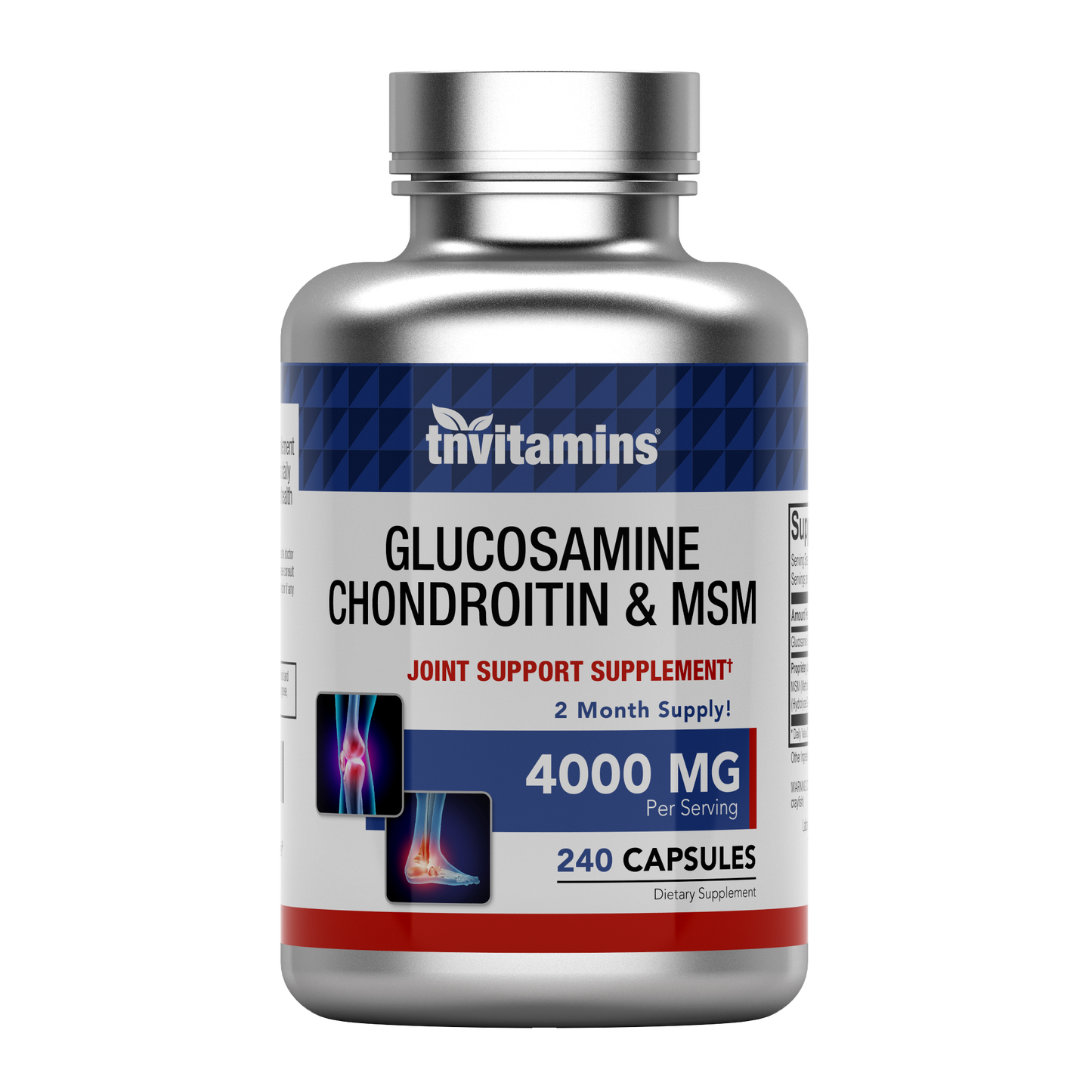 TNVitamins Glucosamine/Chondroitin/MSM Complex Triple Strength