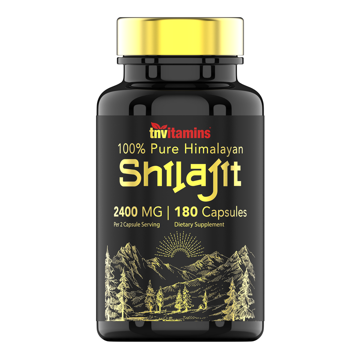 Shilajit Capsules 2400 MG - 180 Capsules | 100% Pure Himalayan Shilajit for Men & Women | Shilajit Resin Supplement | Three Month Supply! | Non-GMO, Gluten-Free