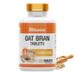Oat Bran Tablets | 100 Tablets  -  1,000 MG per Tablet | Oat Fiber Tablets | Soluble & Dietary Fiber Supplement | Supports Digestive Health * | High Potency Formula
