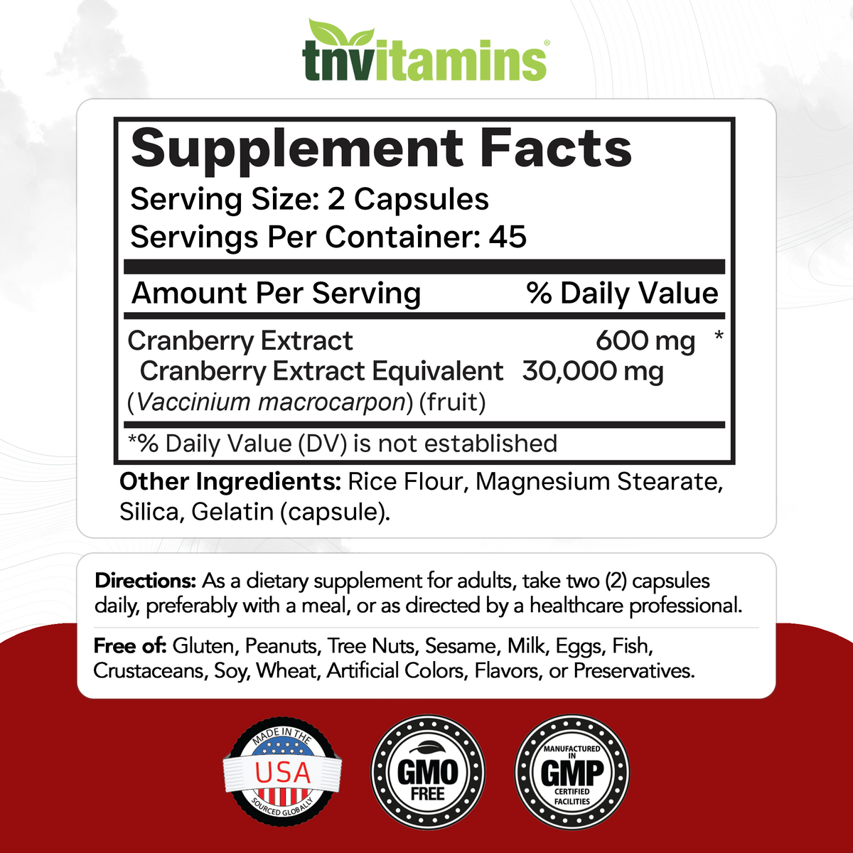 Super Cranberry Pills for Women & Men (30,000 MG  -  90 Capsules) | Supports Urinary Tract Health* | Cranberry Concentrate Supplement | Bladder & Kidney Support* | Supports Women's Health* | Antioxidants