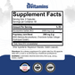tnvitamins Glucosamine Chondroitin MSM Capsules, 240 Count | 4,000 mg Per Serving | 2,000 mg Glucosamine Sulfate 2KCl + MSM & Chondroitin | Joint Support Supplement