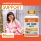 Oat Bran Tablets | 365 Tablets  -  1,000 MG per Tablet | Oat Fiber Tablets | Soluble & Dietary Fiber Supplement | May Support Digestive Health* | TNVitamins