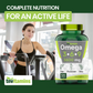Triple Omega 3◆ 6◆ 9: 3600mg  - 120 Softgels | Omega Essential Fatty Acids from Fish Oil (EPA & DHA), Flaxseed Oil (ALA & LA), & Olive Oil (OA) | Omega 3-6-9 Supplement for Women & Men | Non-GMO