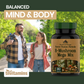 8 Mushroom Complex - 180 Capsules - Lion’s Mane, Reishi, Chaga, Cordyceps & Turkey Tail - Natural Immune, Focus & Energy* Support Supplement for Men & Women