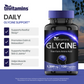 TNVitamins Glycine 1200mg Per Serving, Free Form Amino Acid Supplement, Supports Relaxation & Restful Sleep*, Glycine Capsules, 120 Capsules