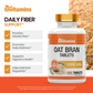 Oat Bran Tablets | 365 Tablets  -  1,000 MG per Tablet | Oat Fiber Tablets | Soluble & Dietary Fiber Supplement | May Support Digestive Health* | TNVitamins