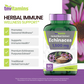 Echinacea Capsules (1500 MG  - 180 Capsules) | Supports Health & Well-Being | Echinacea Root Herbal Extract Supplement | Produced in The USA | TNVitamins