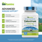 Colostrum Supplement 1,200 mg Per Serving, 120 Capsules | Standardized to 25% IgG (Immunoglobulin G) | Grass-Fed Bovine Colostrum Powder Caps | Immune Support Supplement | Non-GMO, Made in the USA!