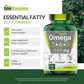 Triple Omega 3◆ 6◆ 9: 3600mg  - 120 Softgels | Omega Essential Fatty Acids from Fish Oil (EPA & DHA), Flaxseed Oil (ALA & LA), & Olive Oil (OA) | Omega 3-6-9 Supplement for Women & Men | Non-GMO