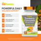 Turmeric Curcumin Capsules with Black Pepper | 3000 MG - 120 Capsules | Extra Strength Golden Turmeric Curcumin Supplement | Non-GMO | Produced in The USA | TNVitamins