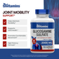 Glucosamine Sulfate Capsules 2000 MG (180 Count) | Joint Support* Supplement for Women & Men | Produced in The USA | Promotes Flexibility & Mobility* | by TNVitamins