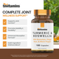 tnvitamins Turmeric & Boswellia Complex (180 Capsules) with Ginger Root , Bromelain, & Black Pepper Extract | Joint-Ease Formula: Powerful Joint Support Supplement* | Produced in The USA