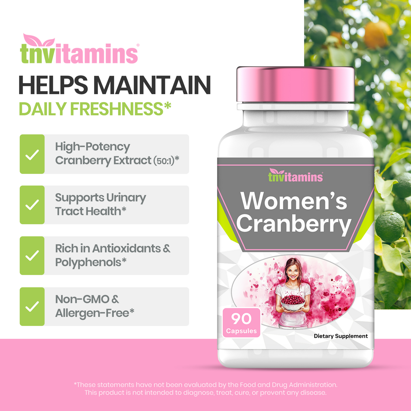 Super Cranberry Pills for Women & Men (30,000 MG  -  90 Capsules) | Supports Urinary Tract Health* | Cranberry Concentrate Supplement | Bladder & Kidney Support* | Supports Women's Health* | Antioxidants