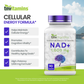 tnvitamins NAD+ Supplement 1,000 mg Per Serving - 90 Count | High Potency NAD Capsules | Nicotinamide Adenine Dinucleotide | NAD Plus Support for Energy & Vitality