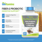 Psyllium Husk Capsules | 1700 MG - 250 Capsules | with Probiotic Acidophilus | Extra Strength Soluble & Dietary Fiber Supplement | Supports Digestive Health | by TNVitamins