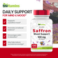 Saffron Capsules 100 mg, 120 Capsules | High Potency Saffron Supplement from Real Saffron Threads | Mood & Emotional Support* | Natural Appetite Support*, Made in USA