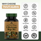 8 Mushroom Complex - 180 Capsules - Lion’s Mane, Reishi, Chaga, Cordyceps & Turkey Tail - Natural Immune, Focus & Energy* Support Supplement for Men & Women