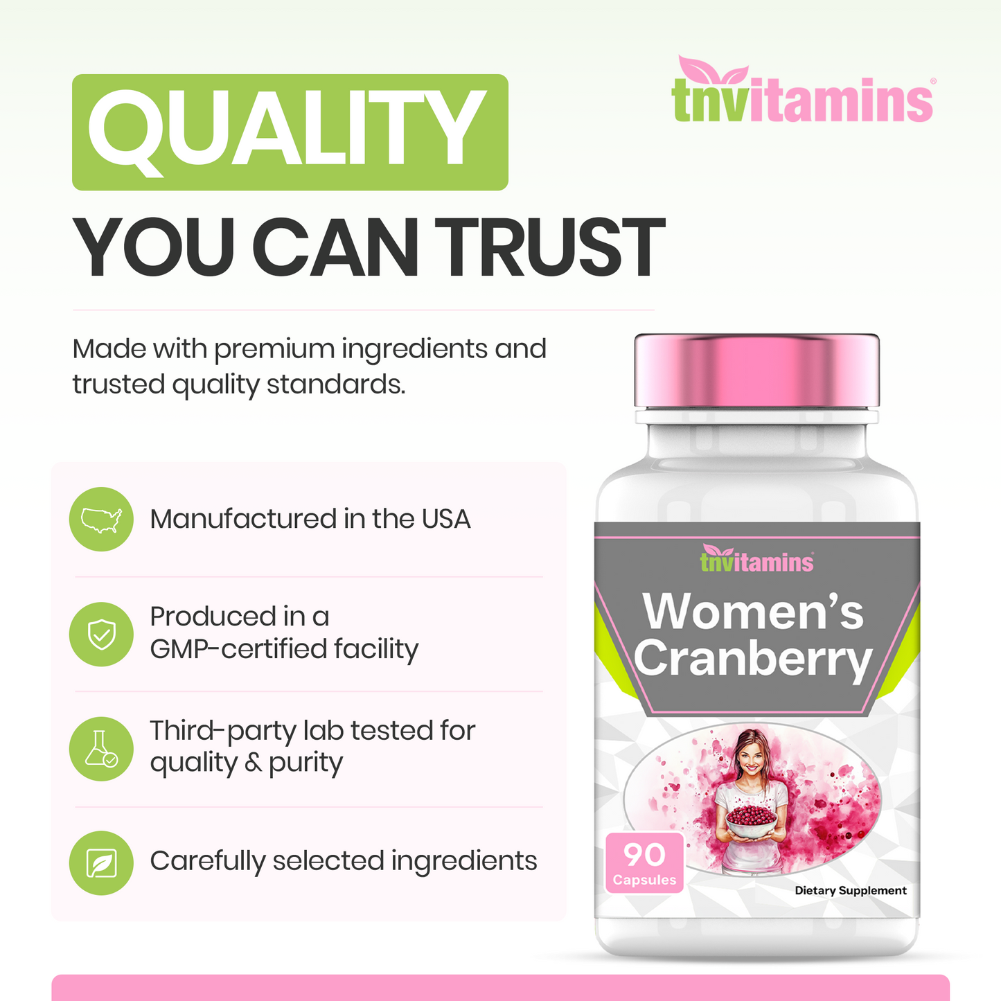 Super Cranberry Pills for Women & Men (30,000 MG  -  90 Capsules) | Supports Urinary Tract Health* | Cranberry Concentrate Supplement | Bladder & Kidney Support* | Supports Women's Health* | Antioxidants