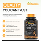 tnvitamins CoQ-10 100mg - 90 Capsules with Black Pepper Extract | Maximum Absorption Rapid Release Capsules | Coenzyme Q-10 Supplement | Powerful Free Radical Fighting Antioxidant