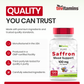 Saffron Capsules 100 mg, 120 Capsules | High Potency Saffron Supplement from Real Saffron Threads | Mood & Emotional Support* | Natural Appetite Support*, Made in USA