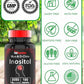 tnvitamins Inositol: 2,050mg - 180 Capsules | Inositol Powder Capsules for Women & Men | 40:1 Ratio of Myo-Inositol to D-Chiro Inositol | Made in The USA!
