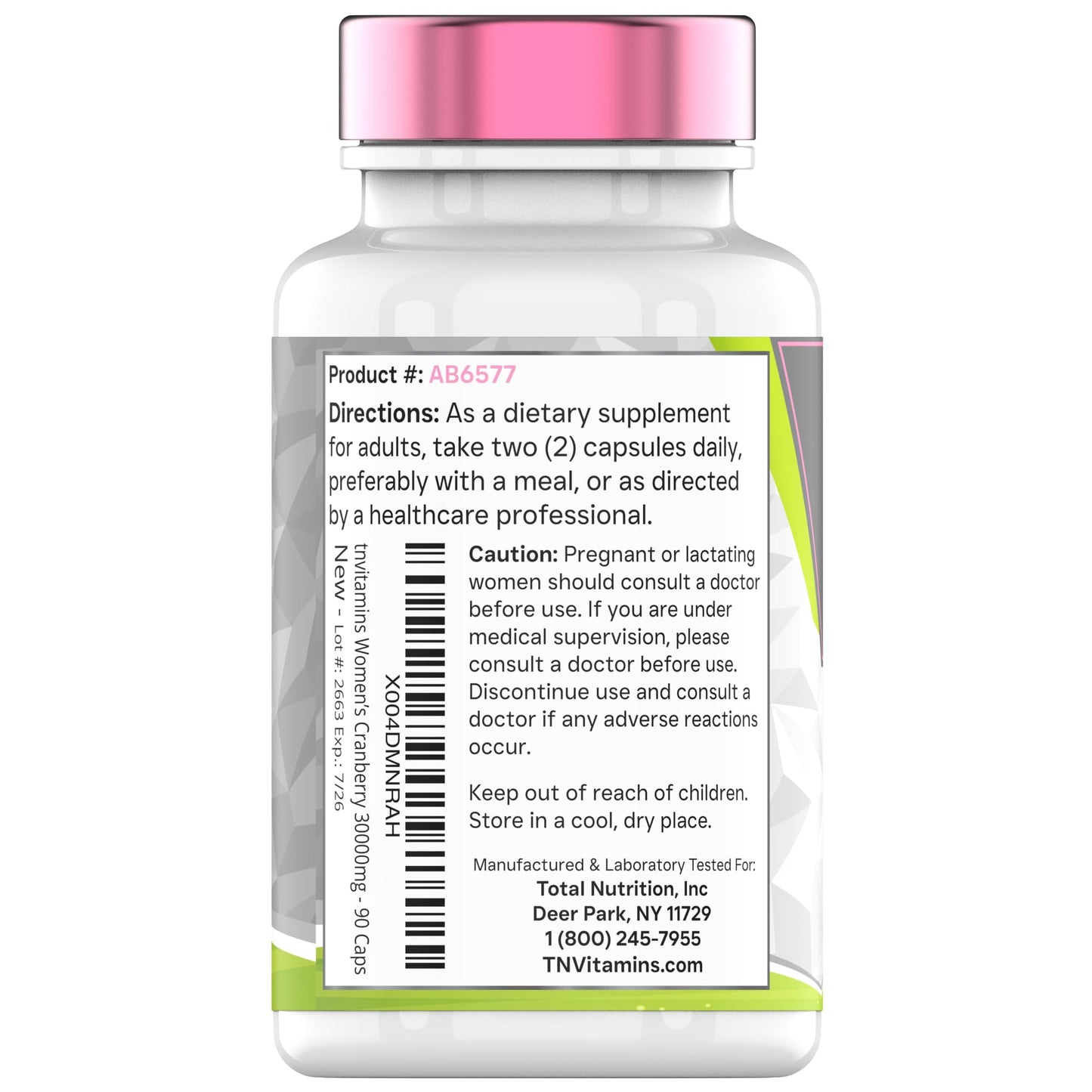 Cranberry Pills for Women: 30,000 mg - 90 Capsules | Urinary Tract Health & Support* | Cranberry Concentrate Extract Vitamin Supplement for Women | Non-GMO | Made in The USA!