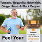 tnvitamins Turmeric & Boswellia Complex (180 Capsules) with Ginger Root , Bromelain, & Black Pepper Extract | Joint-Ease Formula: Powerful Joint Support Supplement* | Produced in The USA