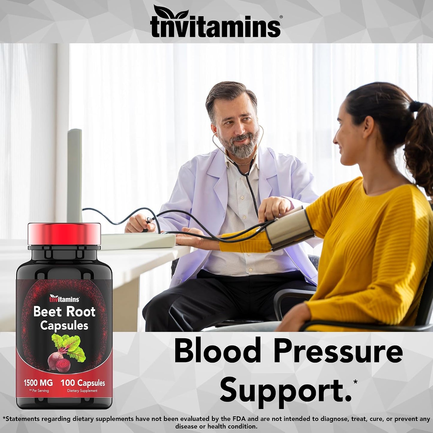 Beet Root Capsules 1500 Mg - 100 Capsules | Beet Root Powder Extract Capsules | Non-GMO & Gluten-Free | Produced in The USA | TNVitamins tiktok