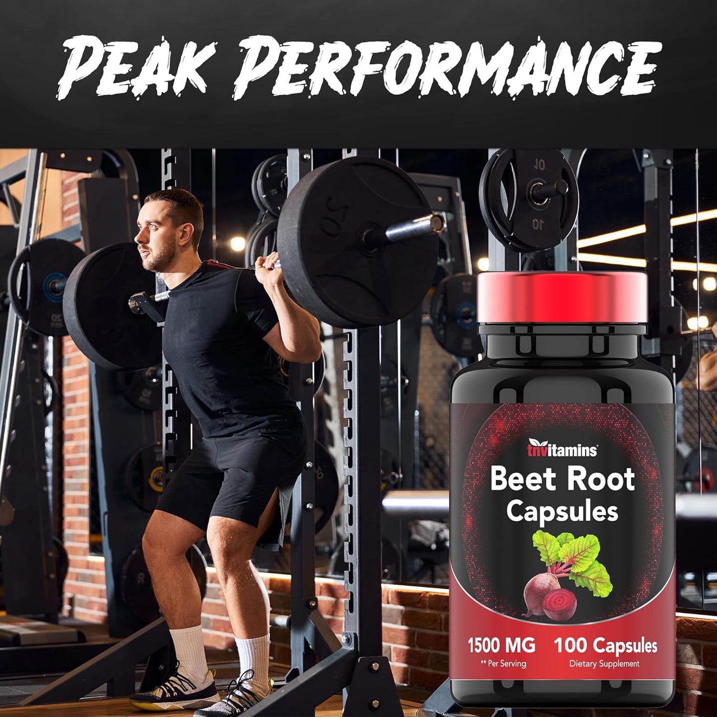 Beet Root Capsules 1500 Mg - 100 Capsules | Beet Root Powder Extract Capsules | Non-GMO & Gluten-Free | Produced in The USA | TNVitamins tiktok