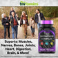 Triple Magnesium Complex Supplement 500mg: Magnesium Glycinate, Citrate, & Oxide - 120 Capsules (4 Month Supply!) | 1 Capsule Serving Provides 125% Daily Value | Non-GMO, Made in The USA!