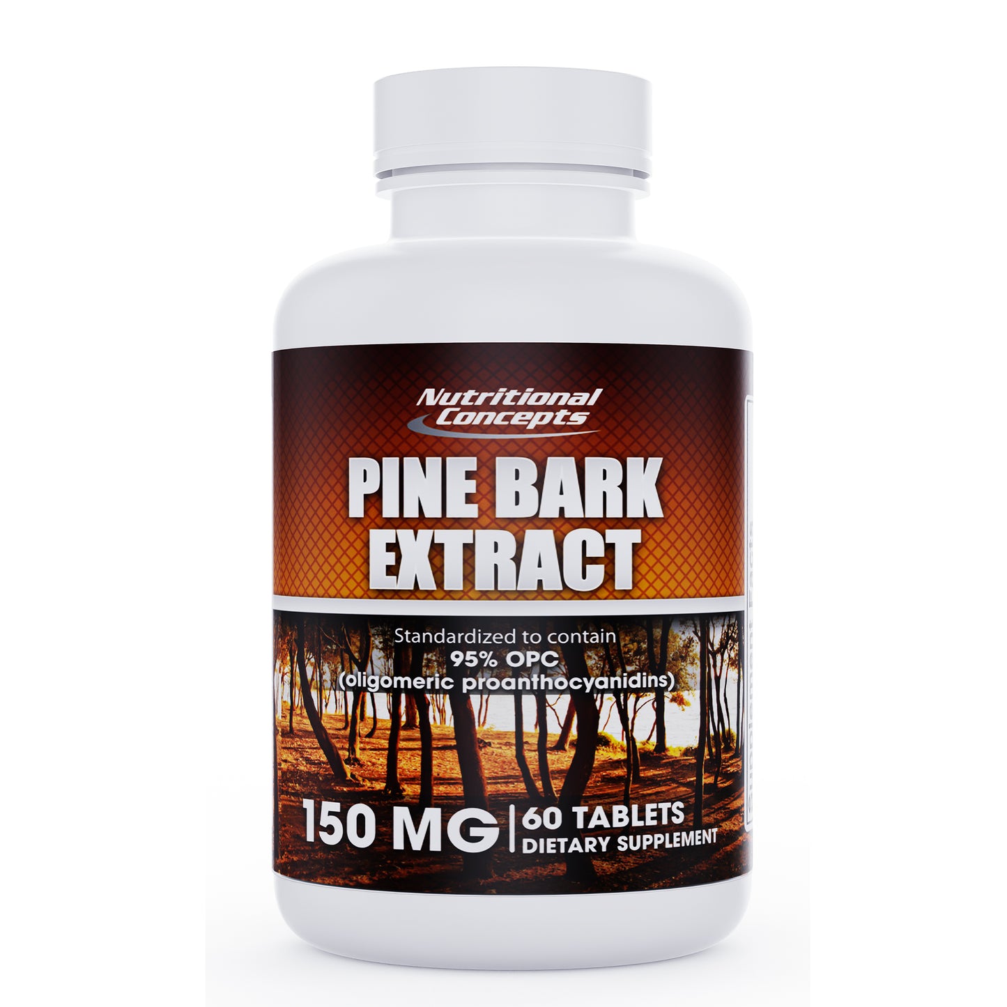 Nutritional Concepts  Pine Bark Extract Tablets 150 MG - 60 Tablets