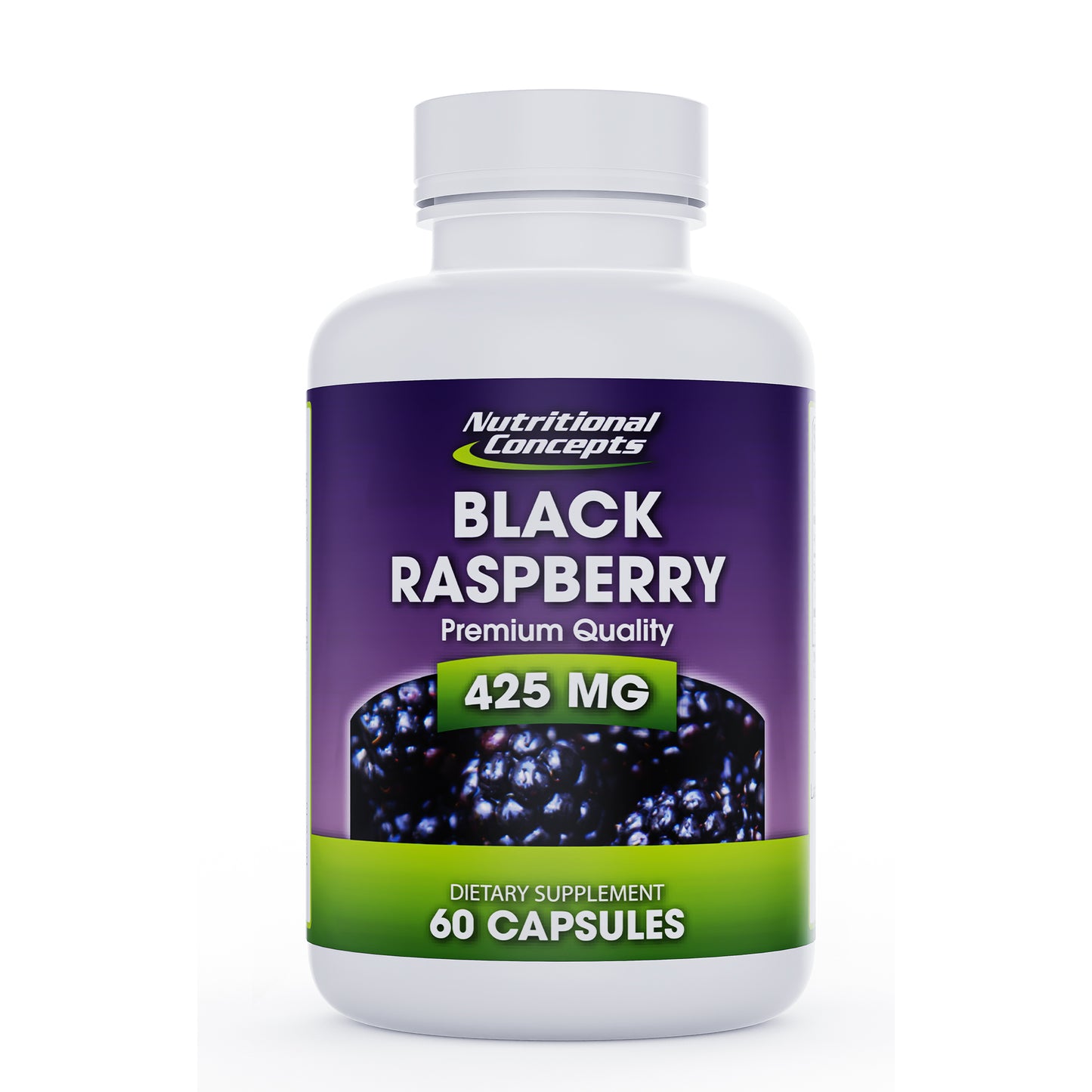 Nutritional Concepts Black Raspberry: 425mg - 60 Capsules