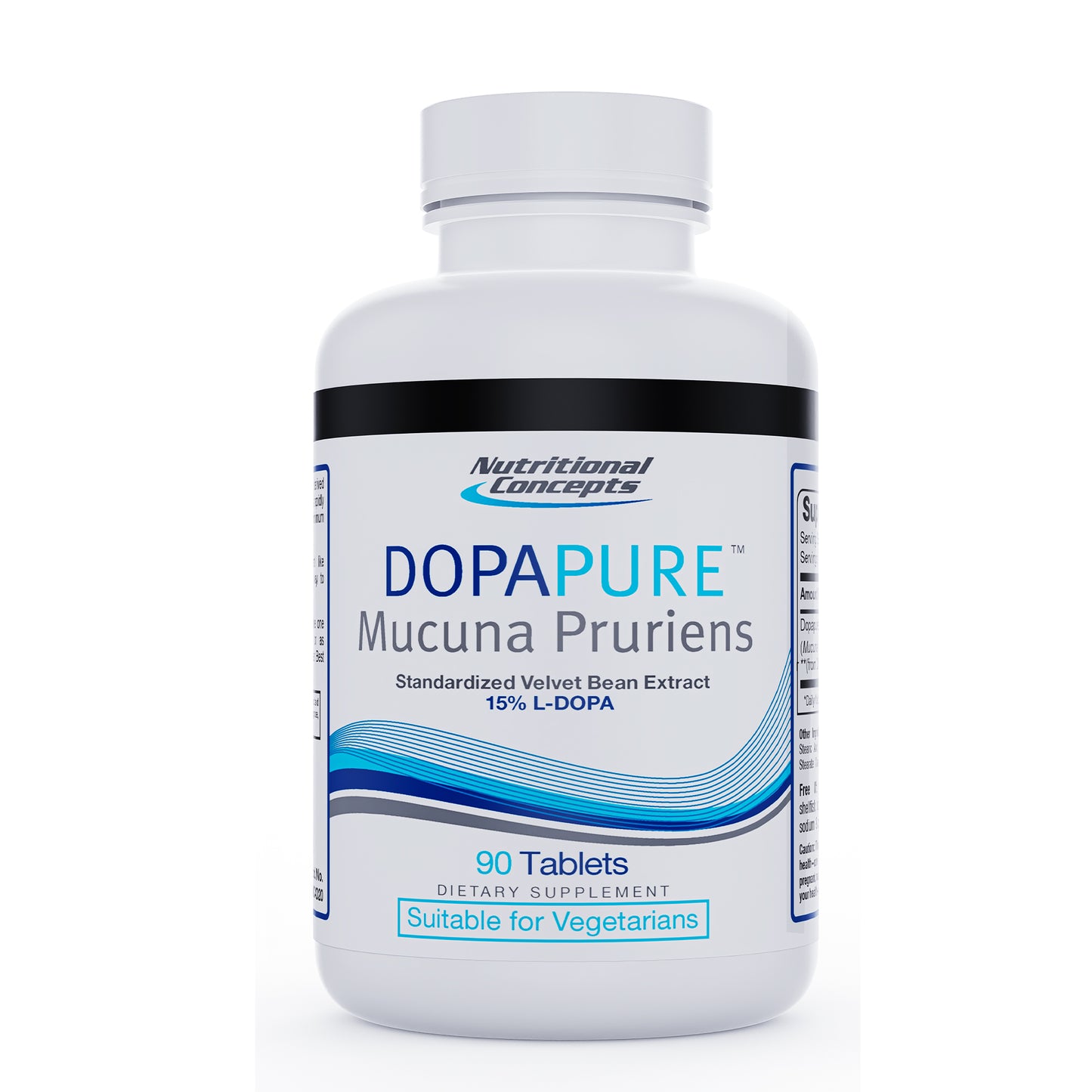 Nutritional Concepts Mucuna Pruriens 800 Mg - Velvet Bean  - 15% L-dopa - 90 Tablets
