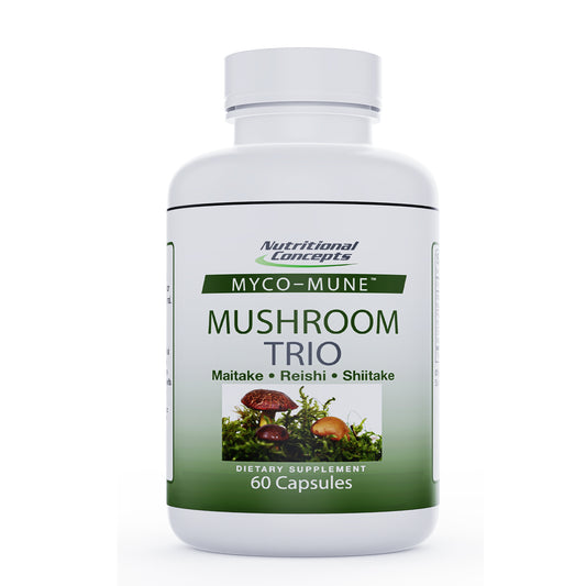 Nutritional Concepts Mushroom Trio: Maitake, Reishi, & Shiitake - 60 Capsules