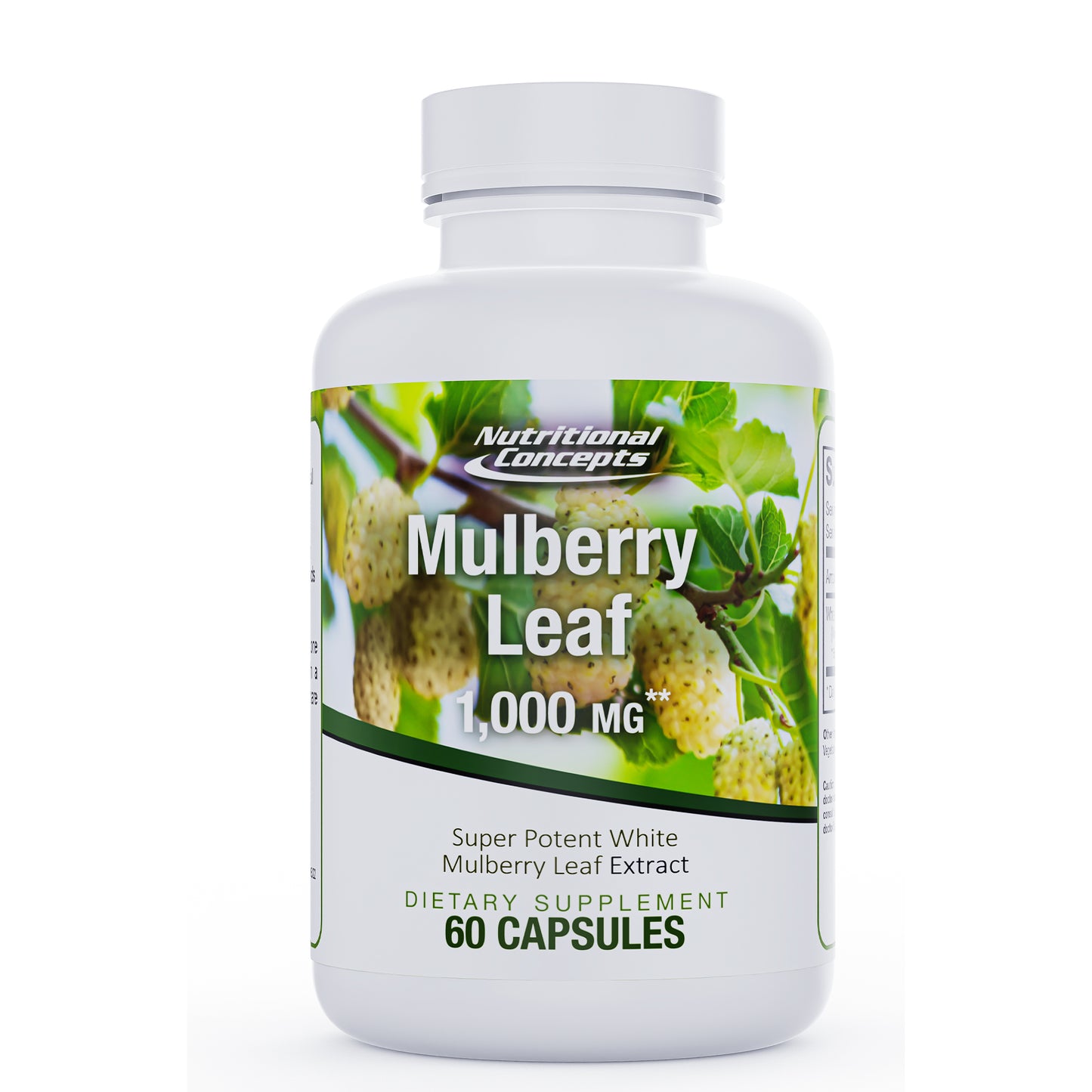 Nutritional Concepts Mulberry Leaf Extract 1000 MG - 60 Capsules (White Mulberry)
