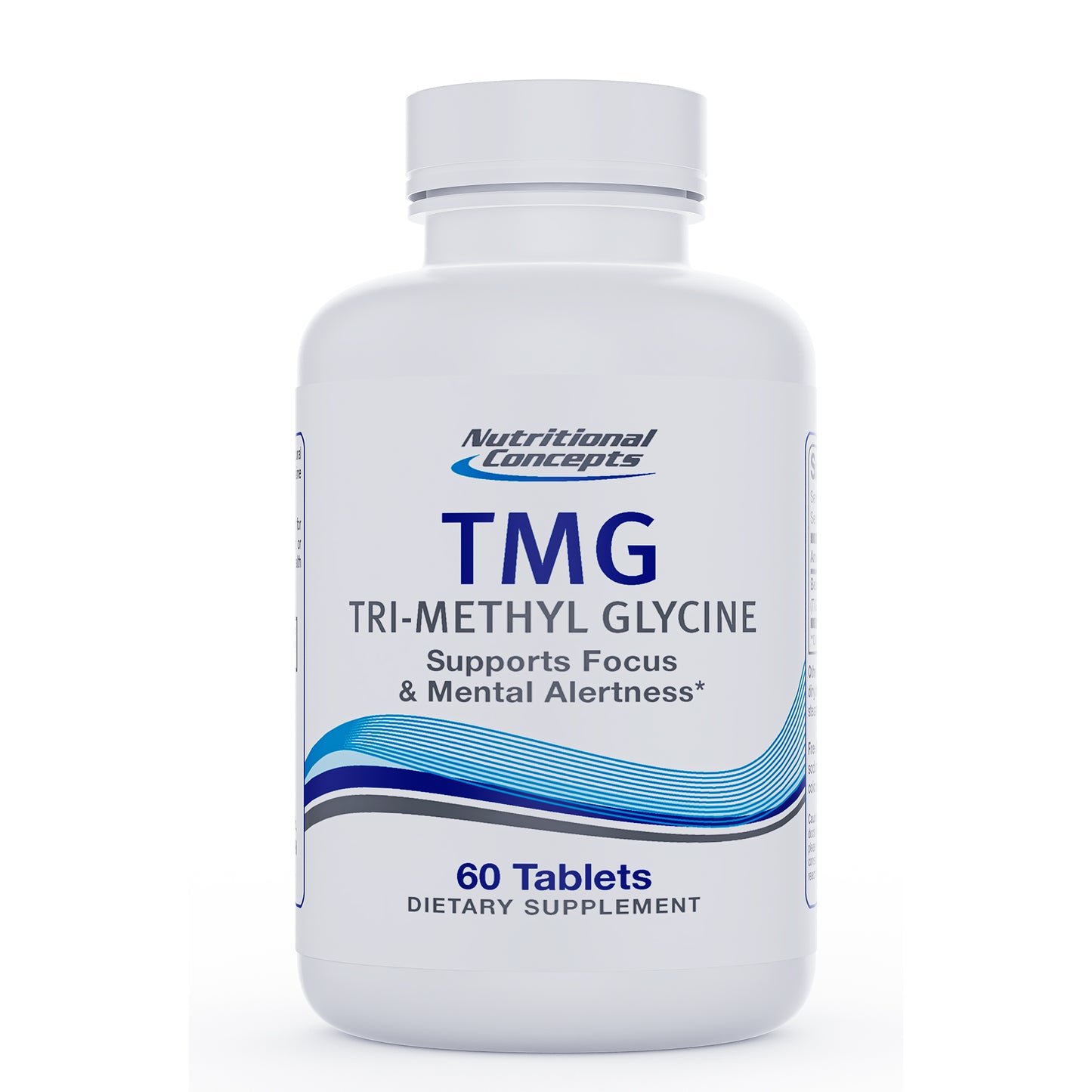 Nutritional Concepts TMG (Tri-Methyl) Glycine - 60 Tablets