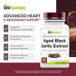 TNVitamins Aged Black Garlic Extract 25:1, 120 Vegetarian Capsules | Fermented Black Garlic | Odorless Formula | Cardiovascular & Antioxidant Support*