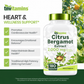 tnvitamins Citrus Bergamot 2000mg - 180 Capsules | Ultra Potent Citrus Bergamot Supplement 2000 mg Per 1 Capsule Serving | 6 Month Supply! | Non-GMO | Made in The USA!