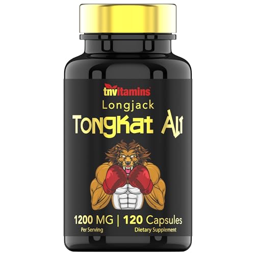 Tongkat Ali For Men: 1200 mg x 120 Capsules | Also Known As Longjack Root | 100% All-Natural & Ultra Potent Tongkat Ali Supplement | Energy, Power, Strength, Athletic Performance, & Sports Nutrition