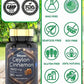 tnvitamins Ceylon Cinnamon Capsules 7500mg Per Serving - 180 Capsules | High Potency Ceylon Cinnamon Powder Pills for Women & Men
