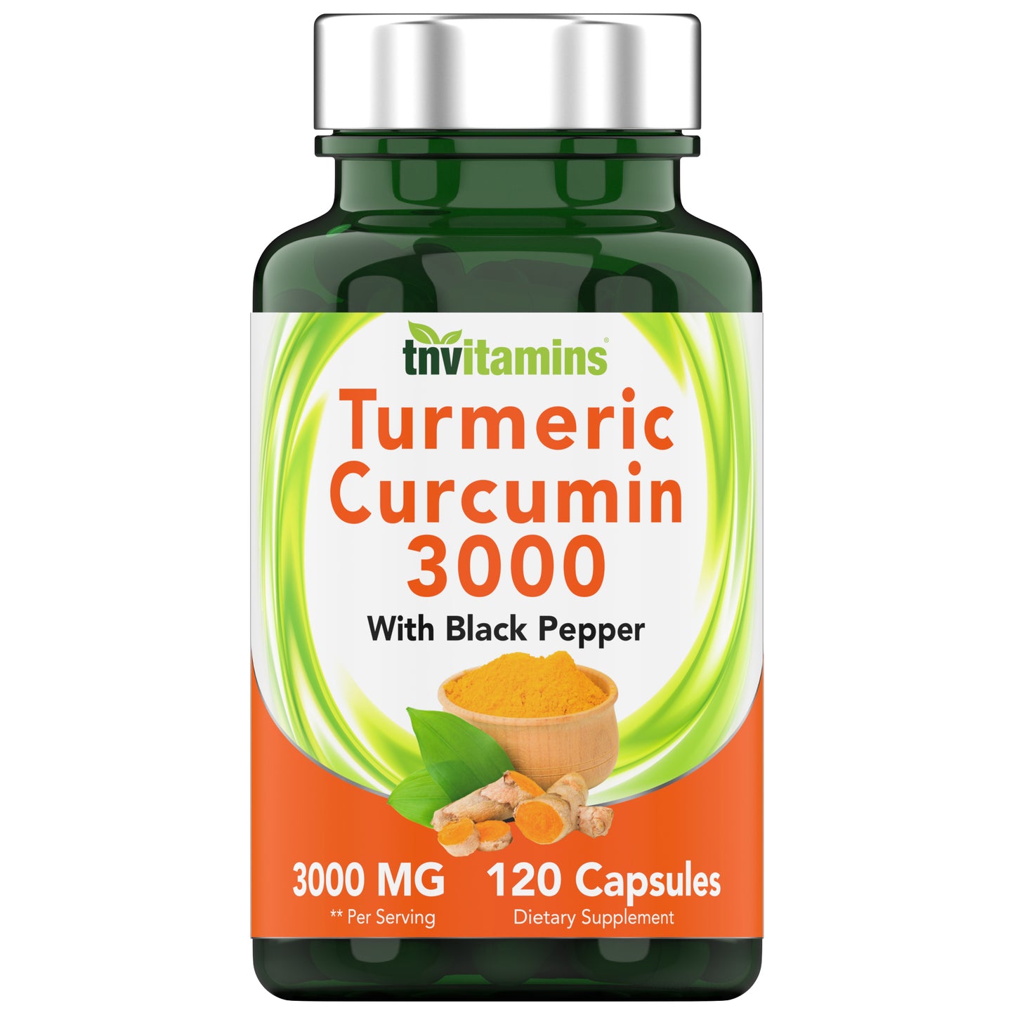 Tumeric Capsul Turmeric Curcumin Capsules with Black Pepper | 3000 MG - 120 Capsules ...